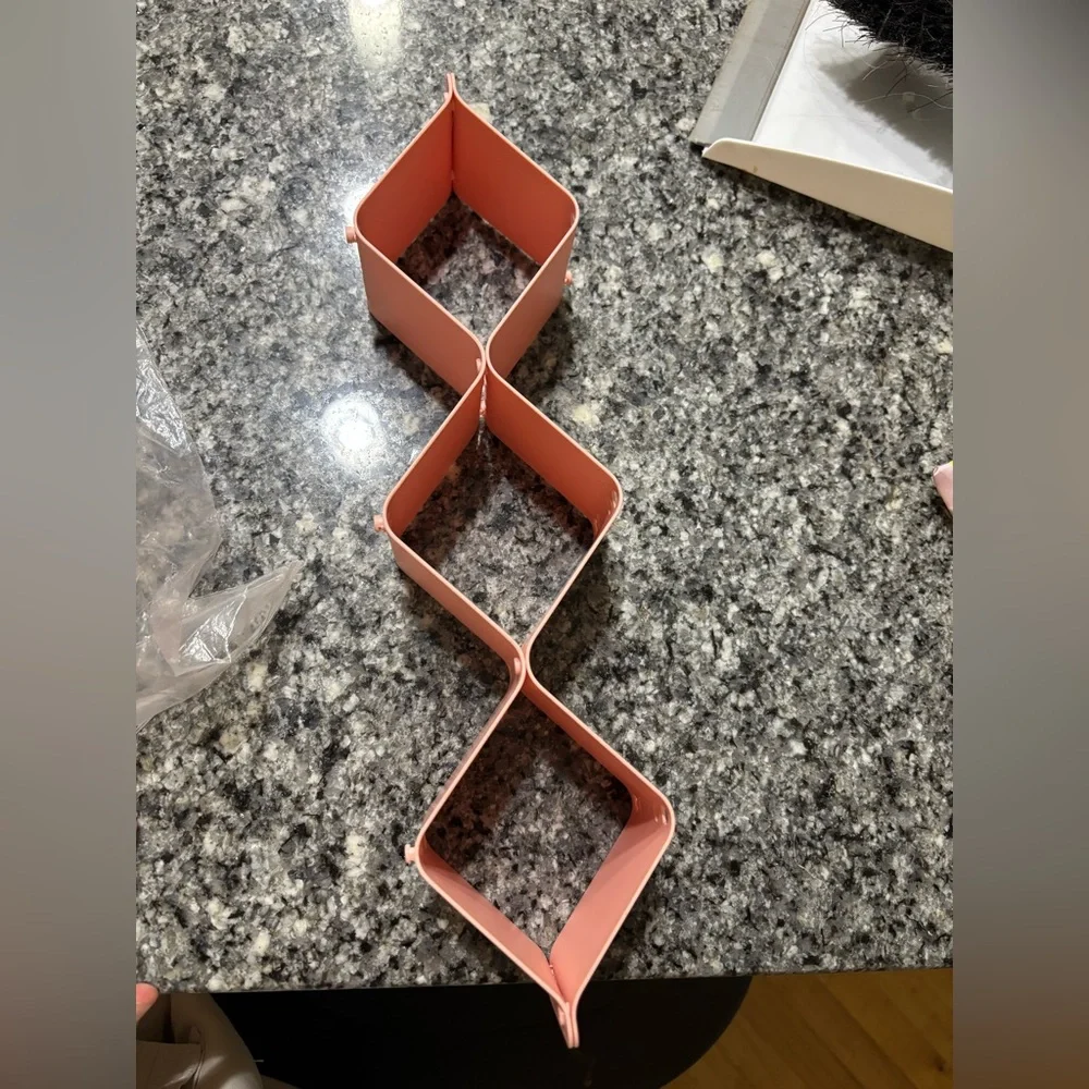 Pink Drawer Organizers